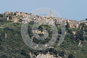 Bussana Vecchia ghost town, Province of Imperia, Italy