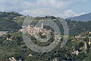 Bussana Vecchia ghost town, Province of Imperia, Italy