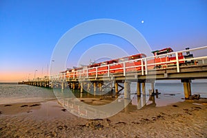 Busselton jetty and train