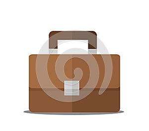 Bussiness briefcase. Vector illustration photo