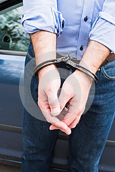 Bussinessman in handcuffs