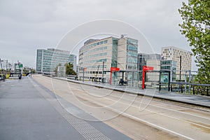 Busstop At Hoofddorp Station The Netherlands