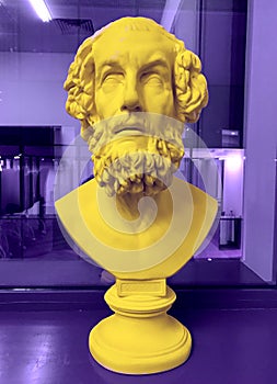 A bust of the amazing ancient poet Homer, a Greek Icon