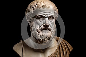 Bust of Aristotle philosopher generative AI