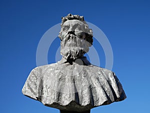 Bust of Benvenuto Cellini in Florence, Italy