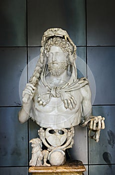 Bust of Commodus as Hercules