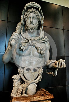 Bust of Commodus as Hercules