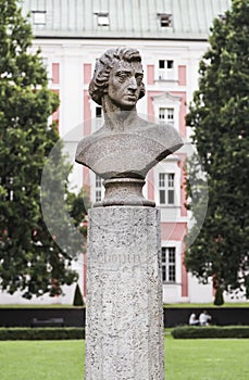 Bust of the great composer Frederic Chopin
