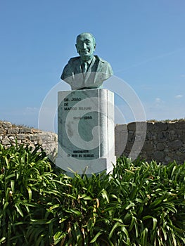 Bust of Joao Matos Bilhau in Peniche, Centro - Portugal Bust of a