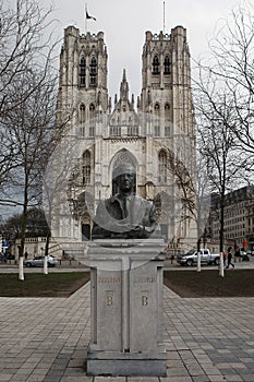 Bust of King Baudouin of Belgians