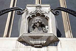 Bust of King Charles 1st in London