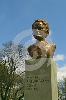 Bust of Maria Sklodowska-Curie