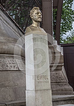 Bust of Monsieur Gustave Eiffel at Paris