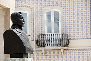 Bust of poet Bernardo de Passos photo