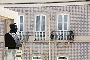 Bust of poet Bernardo de Passos photo