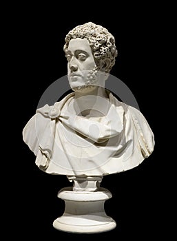 Bust of Roman emperor Commodus