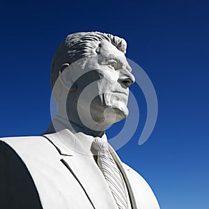 Bust of Ronald Reagan sculpture in President's Park, Black Hills