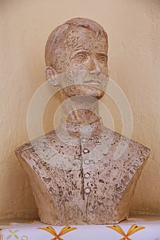 The bust of the Servant of God Peter Barbaric