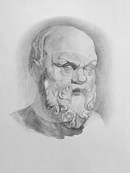 Bust of Socrates photo