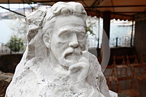 Bust of writer Chekhov