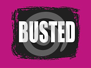 Busted banner