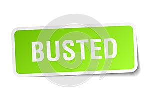 busted sticker