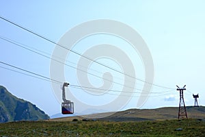 Busteni-Babele cable car near  Babele station