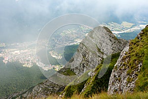 Busteni view from Caraiman mountain