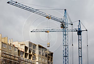 Busy Construction site