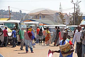 Busy Kigali Rwanda