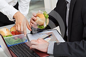 Busy manager in corparation