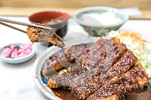 Buta katsu pork cutlet