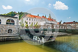 Butcher's bridge, Ljubljana, Slovenia