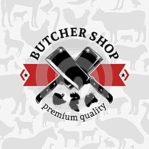 Butcher Shop Label Template