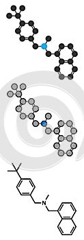 Butenafine antifungal drug molecule