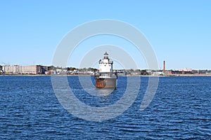 Butler Flats Light Lighthouse near New Bedford USA