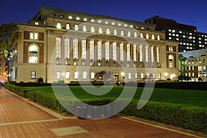 The Butler Library of Columbia University