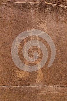 Butler Wash Wolfman Petroglyph
