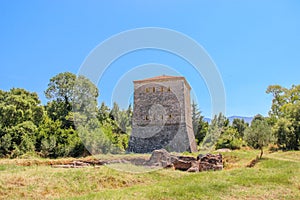 Butrint, Albania - Venetian Tower in the Ancient City of Butrint UNESCO World Heritage