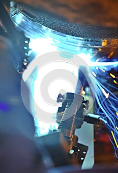 Butt welding underwater pipeline using automatic equipment