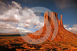 Butte in Monument Valley, Navajo Nation, Arizona photo