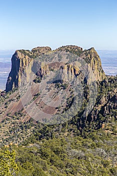 Butte rock formation