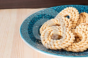 Butter Chakli with spicy famous South Indian Traditional Snack o