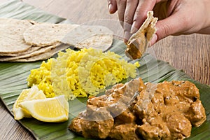 Butter Chicken & Lemon Rice