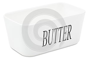 Butter Dish. Porcelain or ceramic butter dish