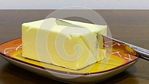 Butter with knife