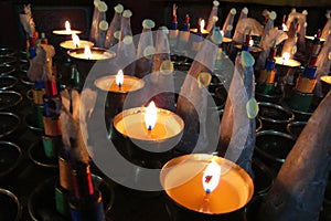 Butter lamps