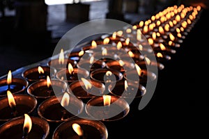 Butter Lamps in the Jokhang Temple