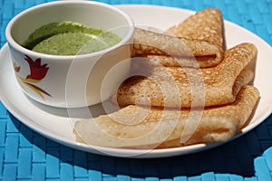 Butter milk Dosa, neer dosa, south Indian food, traditional Maharashtrian breakfast