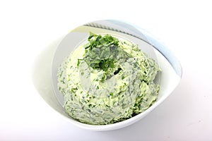 Butter with ramson photo